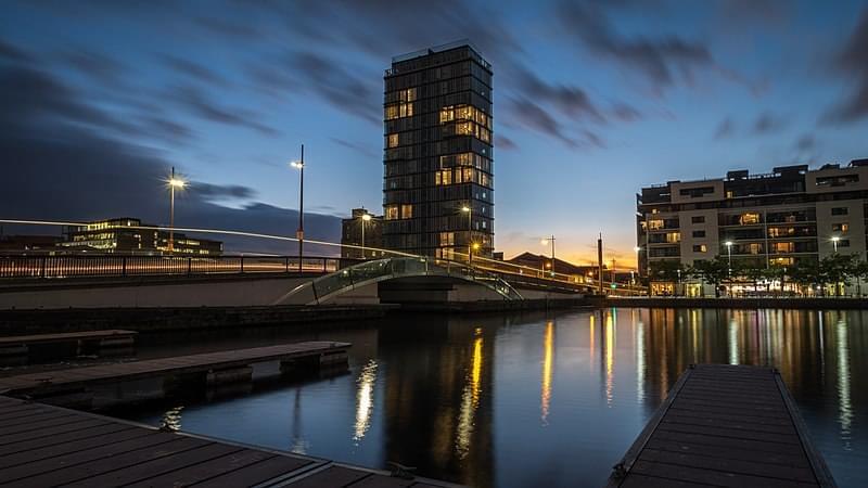 grand canal at sunset dublin ireland 1